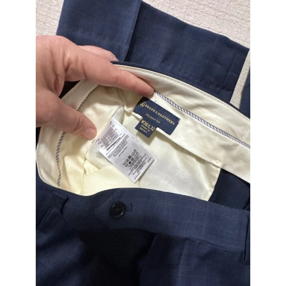 Brook Brothers Men's sz 36x32 Explorer Regent Fit Wool Blend Pant